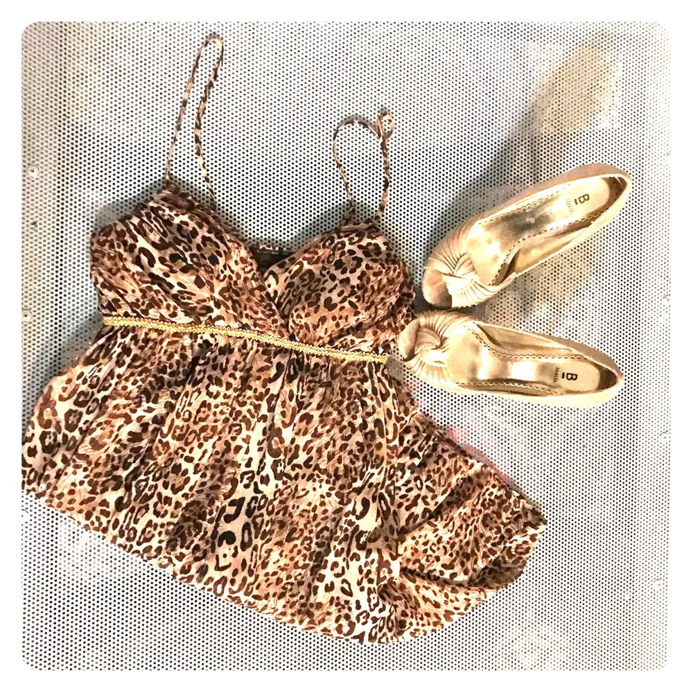 Leopard print dress